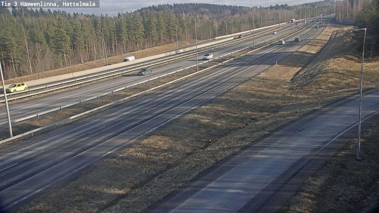 Weather Camera Image Väg 3 Tavastehus, Hattelmala, Hämeenlinna, Kanta-Häme