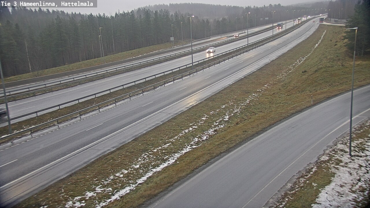 Weather Camera Image Road 3 Hämeenlinna, Hattelmala, Hämeenlinna, Kanta-Häme