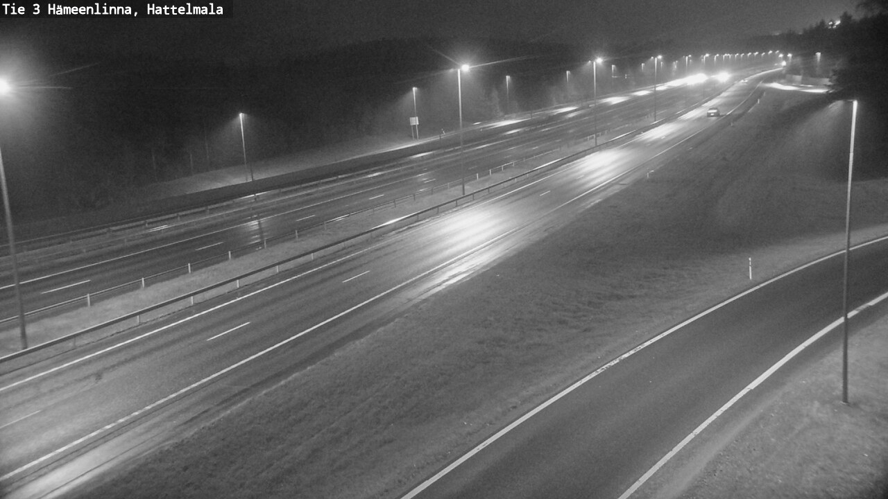 Weather Camera Image Road 3 Hämeenlinna, Hattelmala, Hämeenlinna, Kanta-Häme
