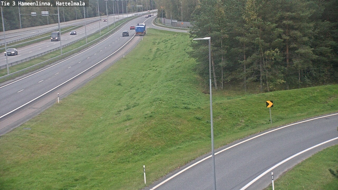 Weather Camera Image Road 3 Hämeenlinna, Hattelmala, Hämeenlinna, Kanta-Häme