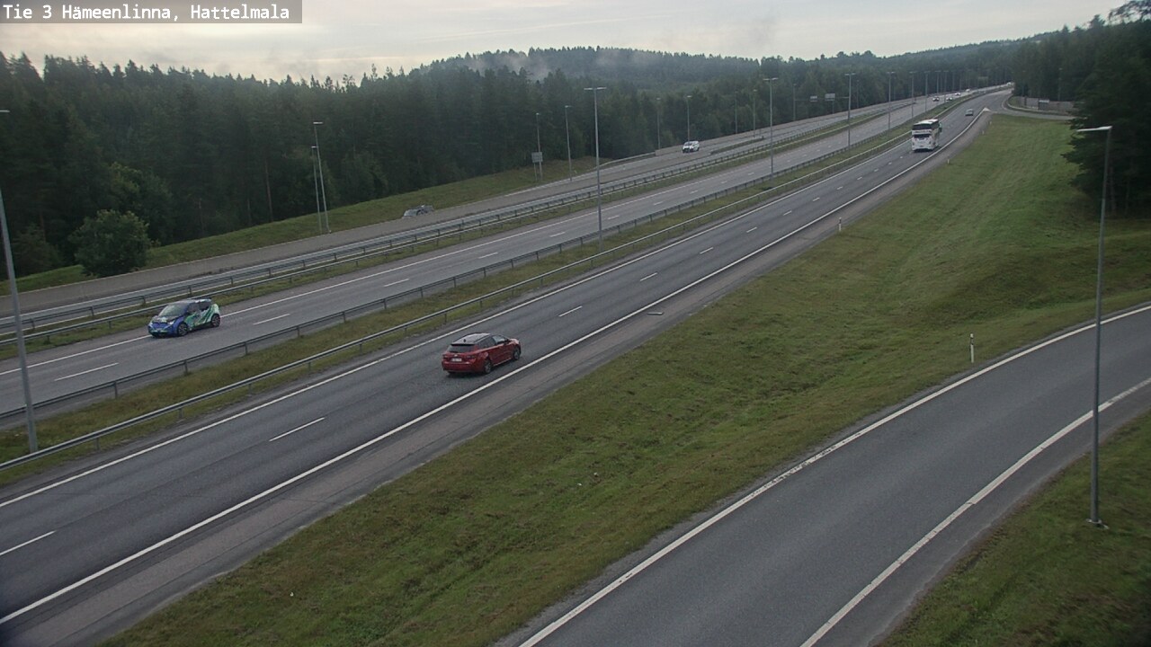 Weather Camera Image Road 3 Hämeenlinna, Hattelmala, Hämeenlinna, Kanta-Häme