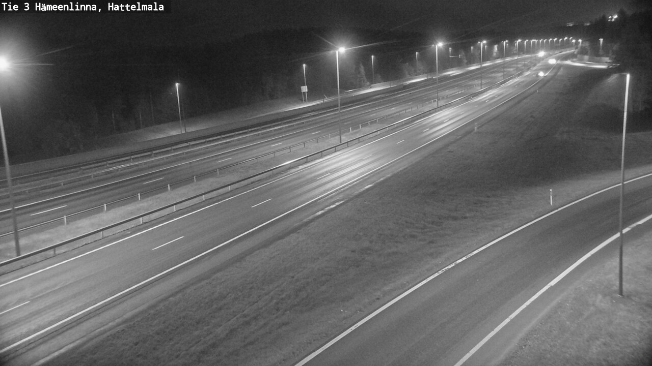 Weather Camera Image Road 3 Hämeenlinna, Hattelmala, Hämeenlinna, Kanta-Häme