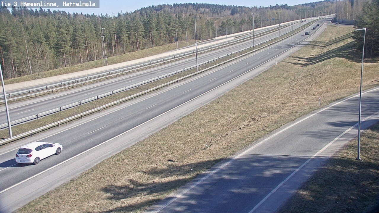 Weather Camera Image Road 3 Hämeenlinna, Hattelmala, Hämeenlinna, Kanta-Häme