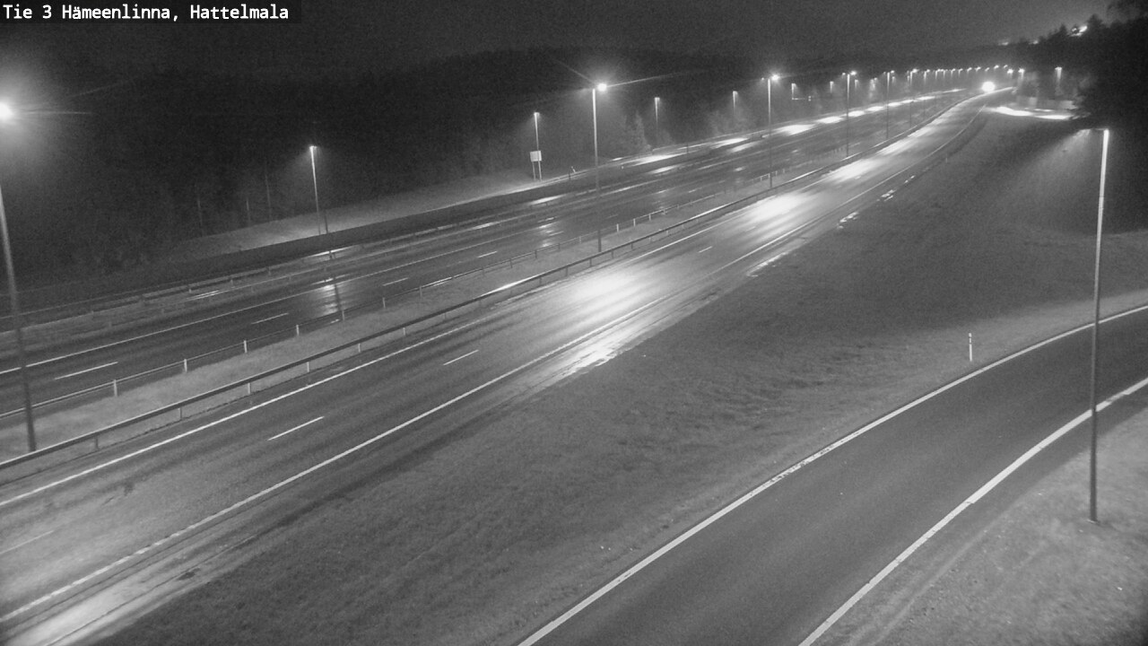 Weather Camera Image Road 3 Hämeenlinna, Hattelmala, Hämeenlinna, Kanta-Häme