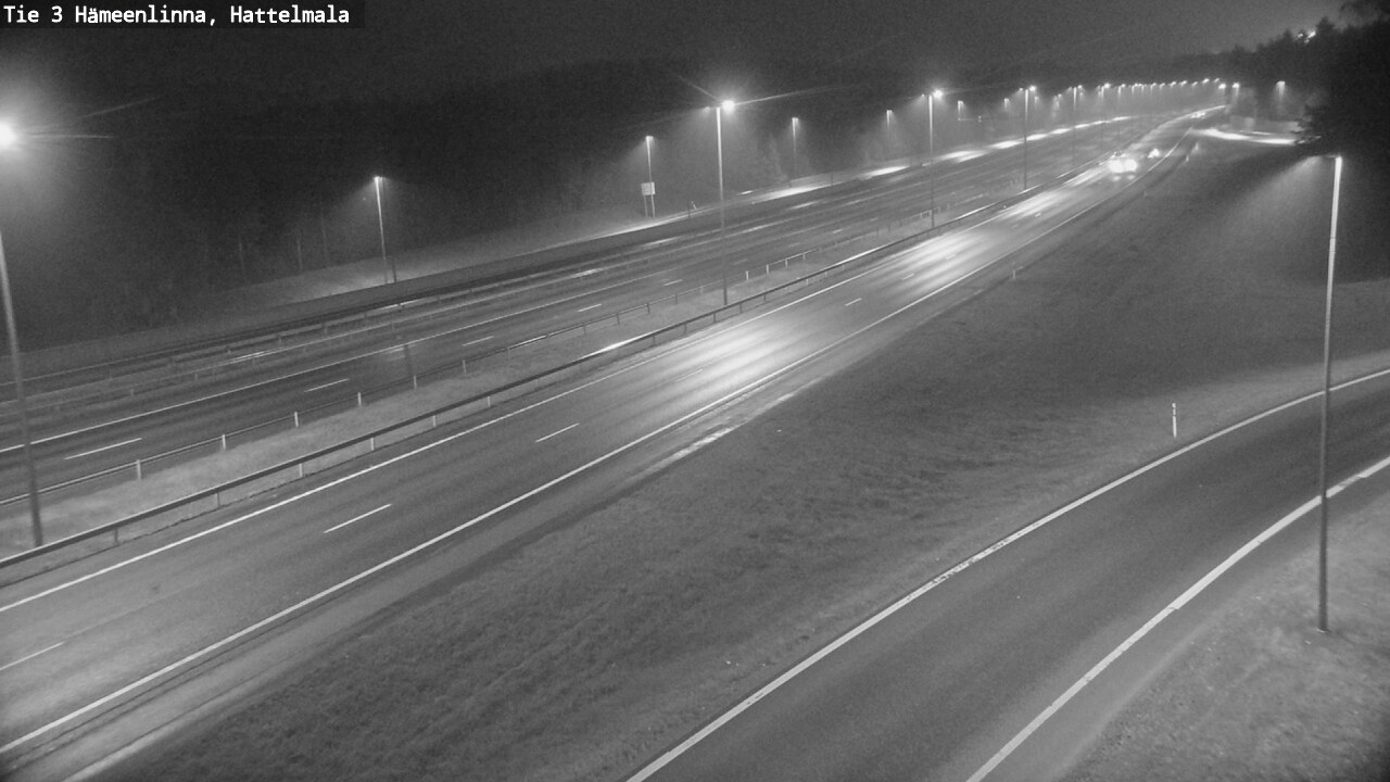 Weather Camera Image Road 3 Hämeenlinna, Hattelmala, Hämeenlinna, Kanta-Häme