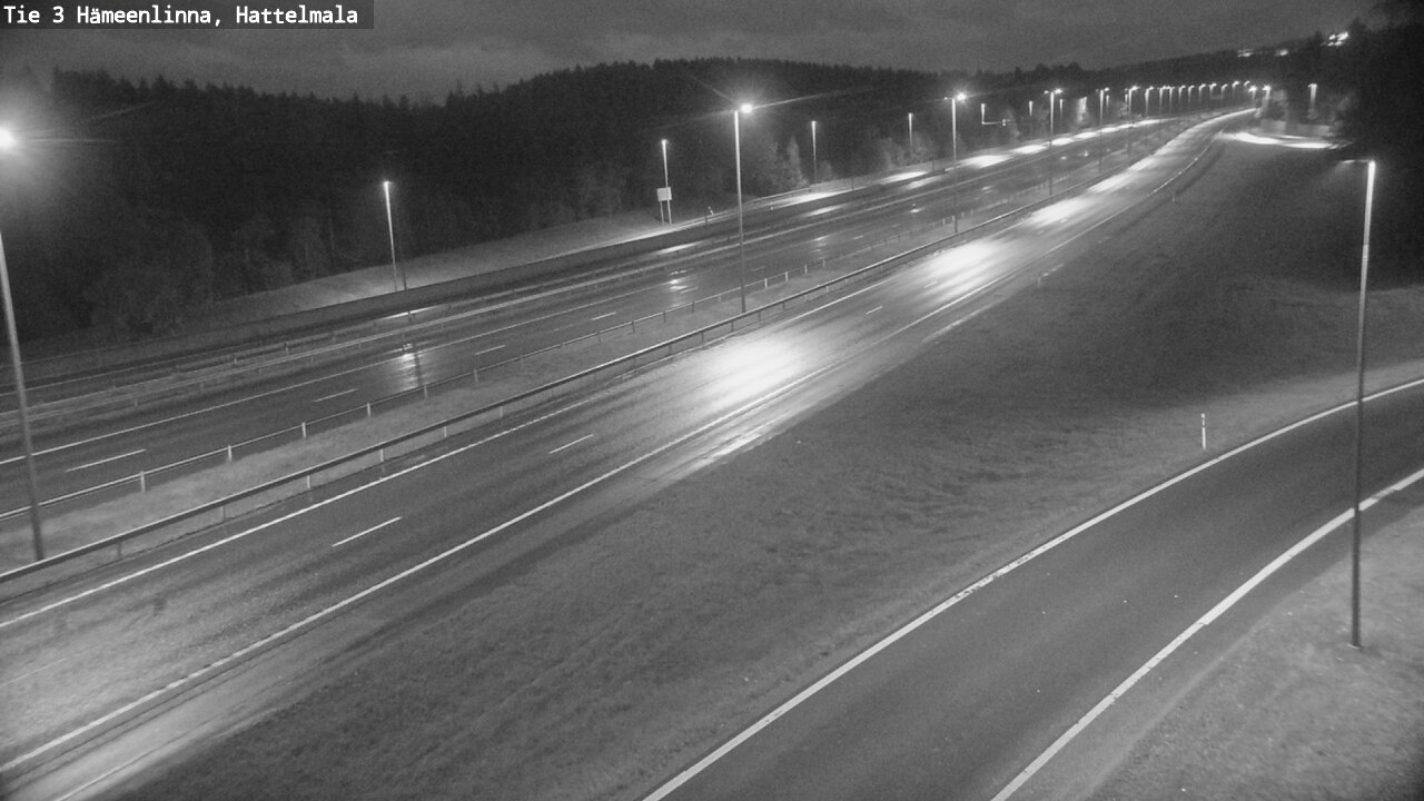 Weather Camera Image Road 3 Hämeenlinna, Hattelmala, Hämeenlinna, Kanta-Häme