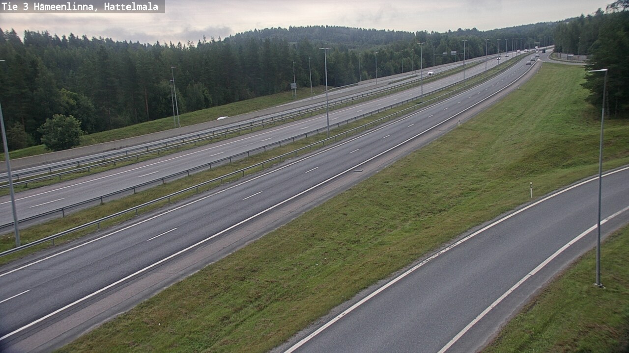 Weather Camera Image Road 3 Hämeenlinna, Hattelmala, Hämeenlinna, Kanta-Häme