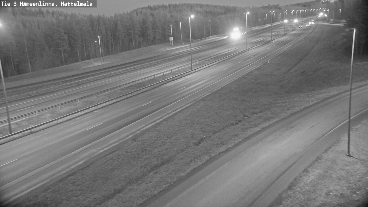 Weather Camera Image Road 3 Hämeenlinna, Hattelmala, Hämeenlinna, Kanta-Häme