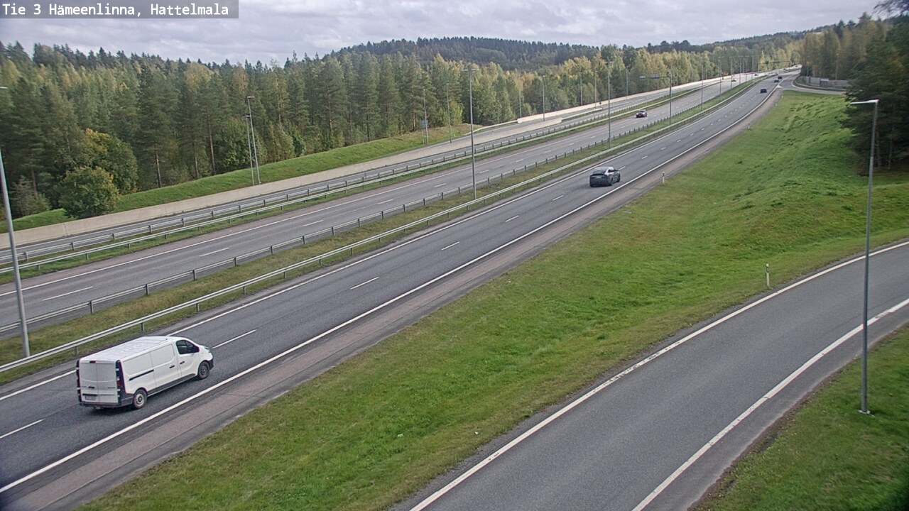 Weather Camera Image Road 3 Hämeenlinna, Hattelmala, Hämeenlinna, Kanta-Häme