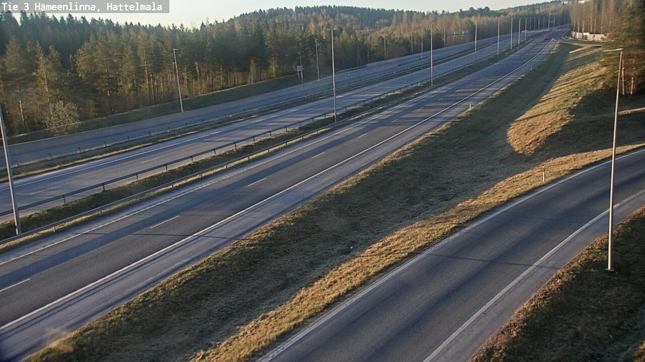 Weather Camera Image Road 3 Hämeenlinna, Hattelmala, Hämeenlinna, Kanta-Häme
