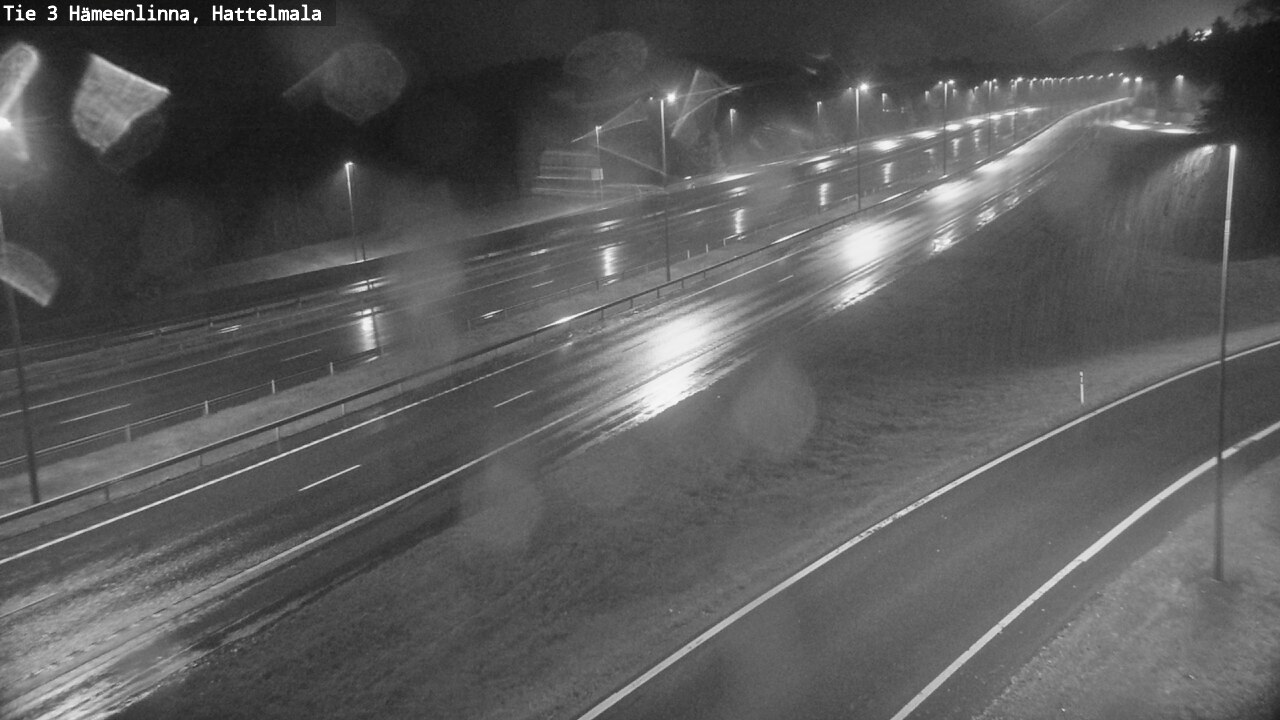 Weather Camera Image Road 3 Hämeenlinna, Hattelmala, Hämeenlinna, Kanta-Häme