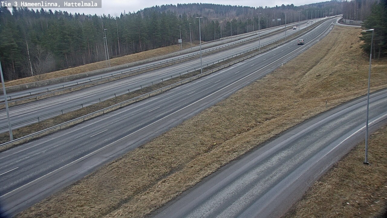 Weather Camera Image Väg 3 Tavastehus, Hattelmala, Hämeenlinna, Kanta-Häme