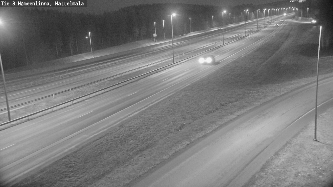 Weather Camera Image Road 3 Hämeenlinna, Hattelmala, Hämeenlinna, Kanta-Häme