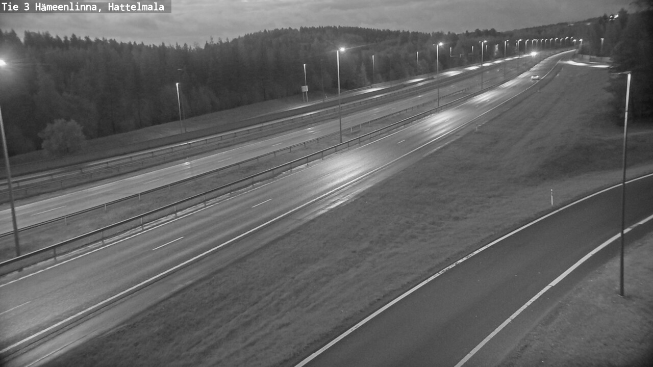 Weather Camera Image Road 3 Hämeenlinna, Hattelmala, Hämeenlinna, Kanta-Häme