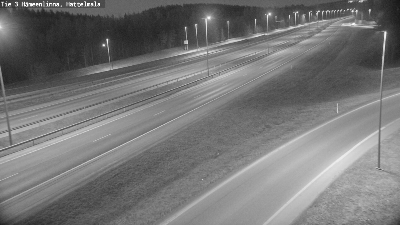 Weather Camera Image Road 3 Hämeenlinna, Hattelmala, Hämeenlinna, Kanta-Häme