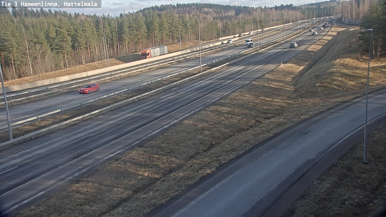 Weather Camera Image Väg 3 Tavastehus, Hattelmala, Hämeenlinna, Kanta-Häme