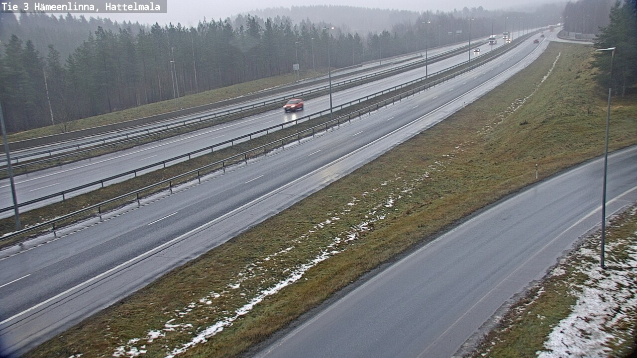 Weather Camera Image Road 3 Hämeenlinna, Hattelmala, Hämeenlinna, Kanta-Häme