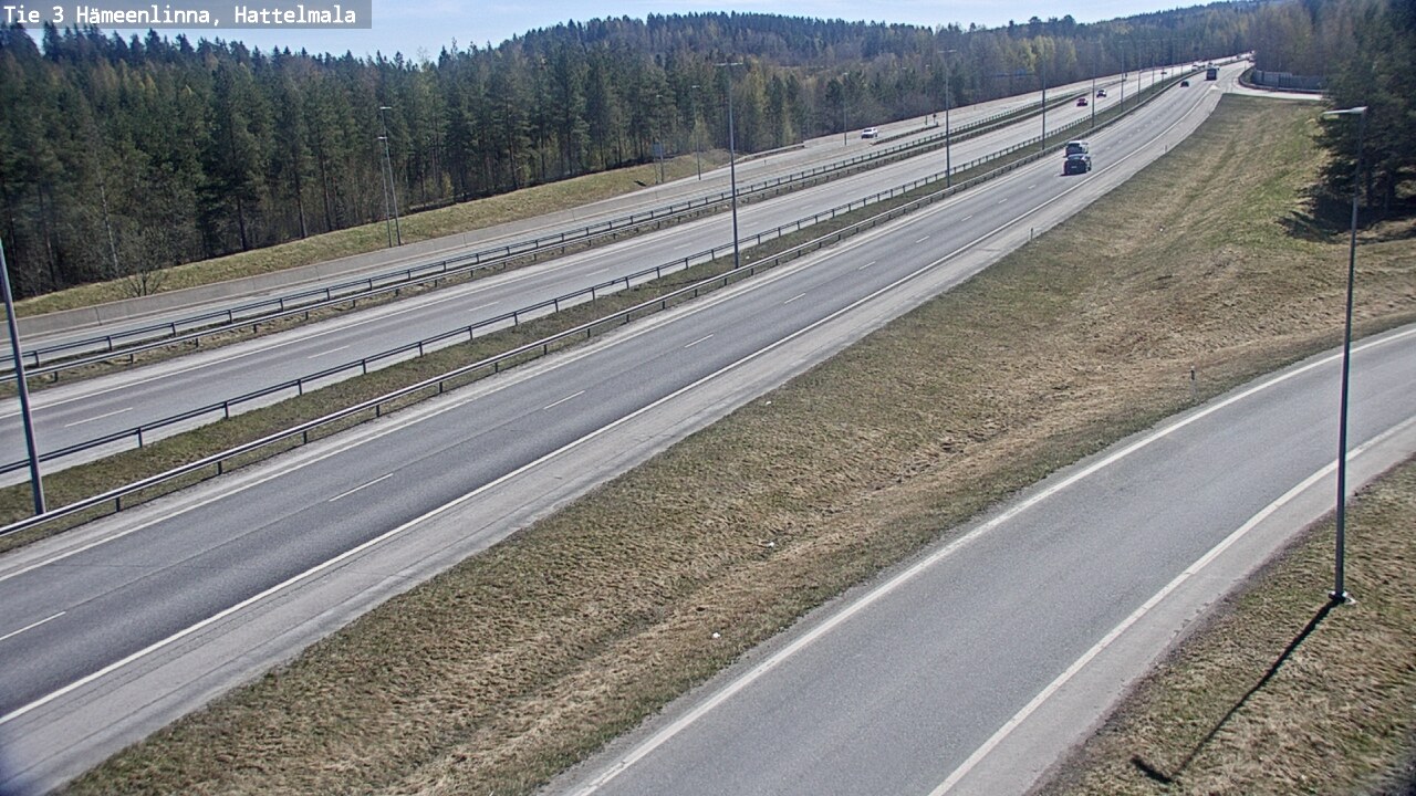 Weather Camera Image Road 3 Hämeenlinna, Hattelmala, Hämeenlinna, Kanta-Häme