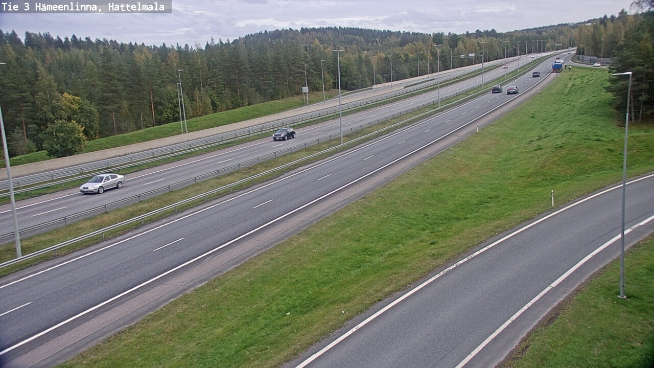 Weather Camera Image Road 3 Hämeenlinna, Hattelmala, Hämeenlinna, Kanta-Häme