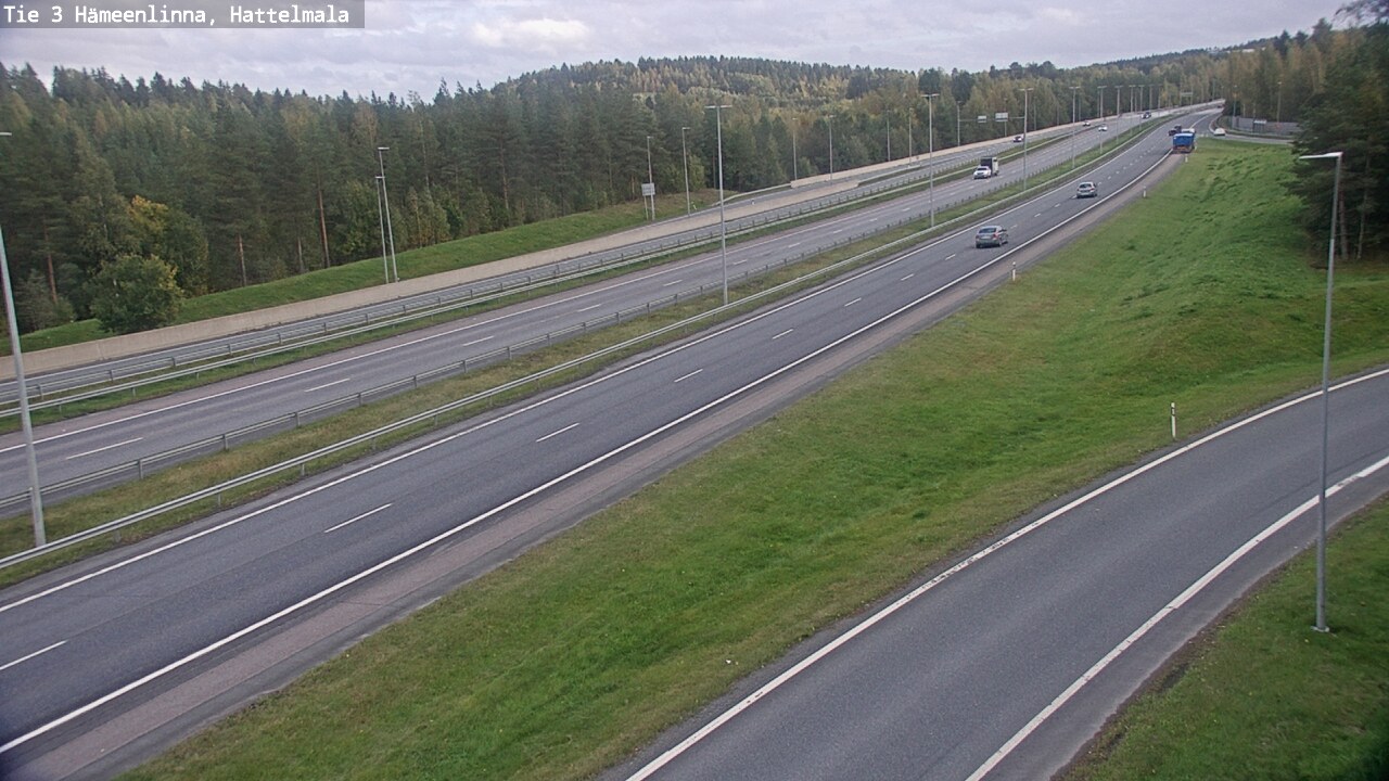 Weather Camera Image Road 3 Hämeenlinna, Hattelmala, Hämeenlinna, Kanta-Häme
