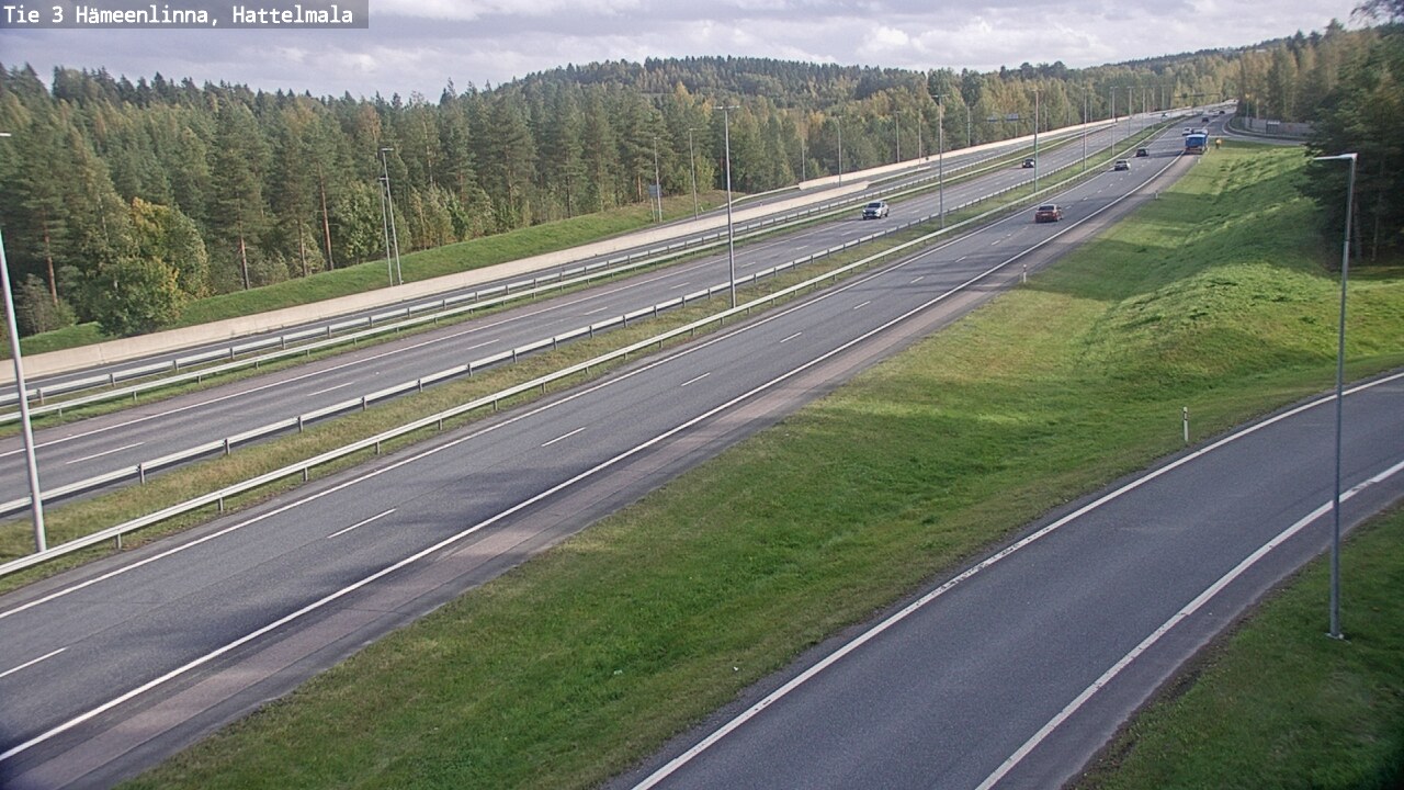 Weather Camera Image Road 3 Hämeenlinna, Hattelmala, Hämeenlinna, Kanta-Häme