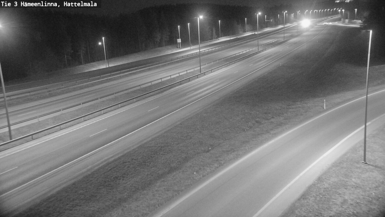 Weather Camera Image Road 3 Hämeenlinna, Hattelmala, Hämeenlinna, Kanta-Häme