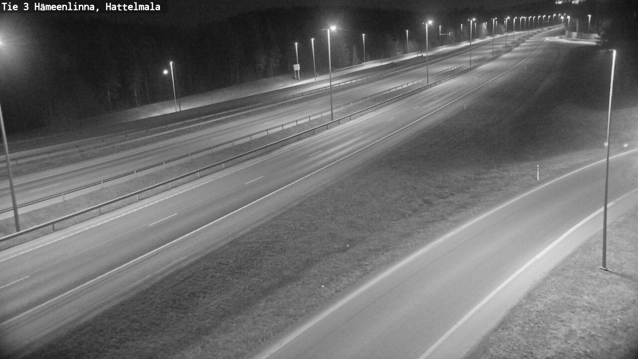 Weather Camera Image Road 3 Hämeenlinna, Hattelmala, Hämeenlinna, Kanta-Häme