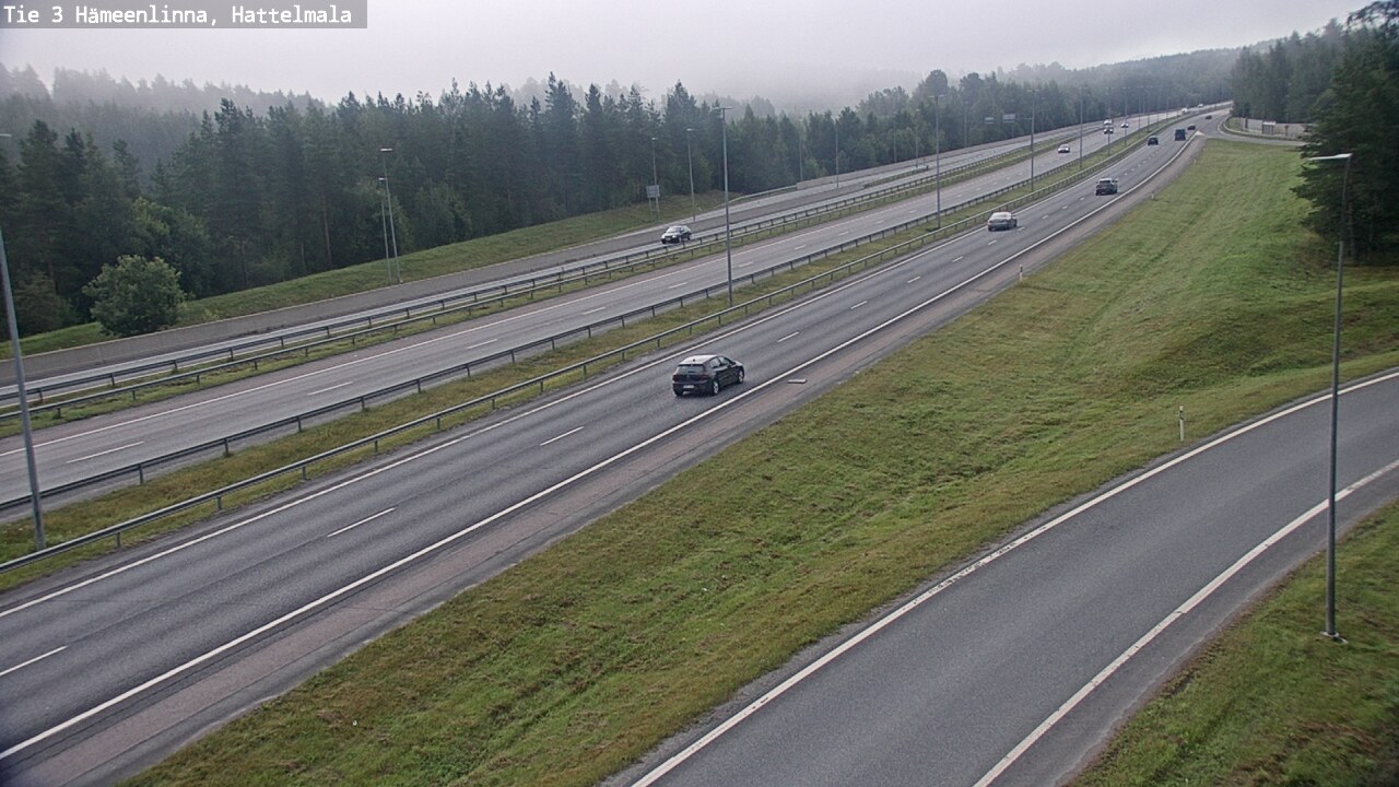 Weather Camera Image Road 3 Hämeenlinna, Hattelmala, Hämeenlinna, Kanta-Häme