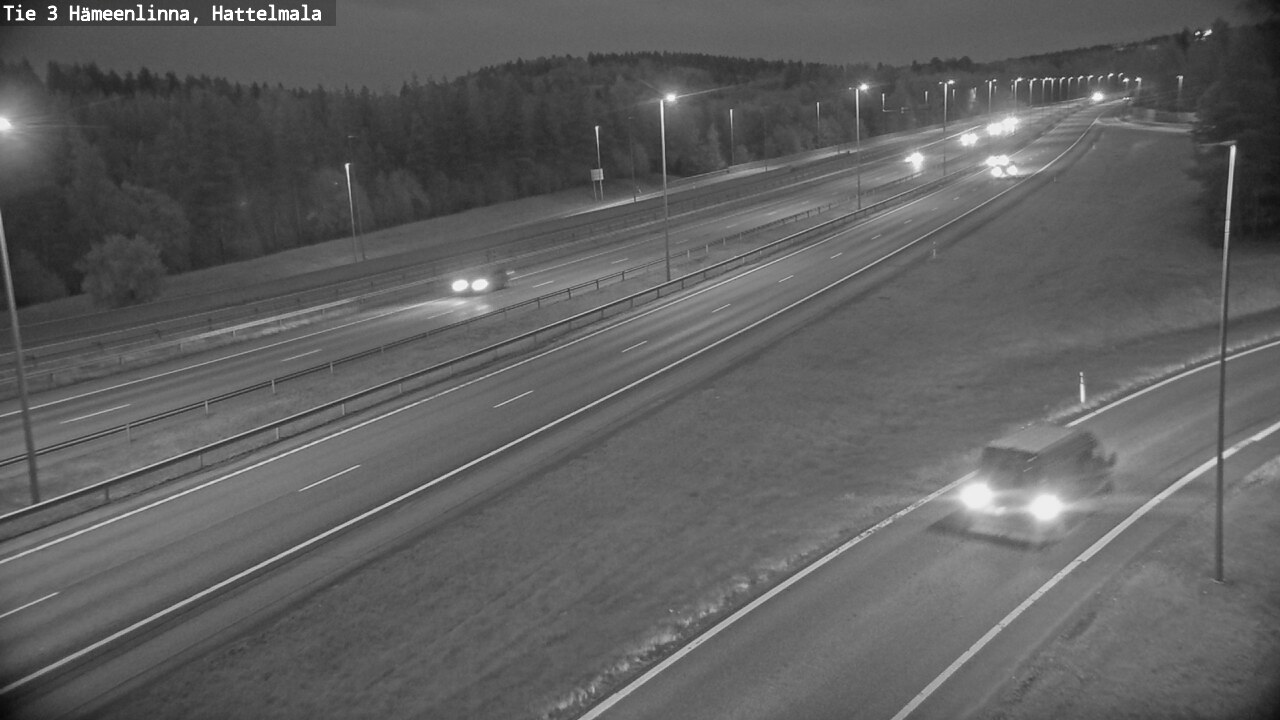 Weather Camera Image Road 3 Hämeenlinna, Hattelmala, Hämeenlinna, Kanta-Häme
