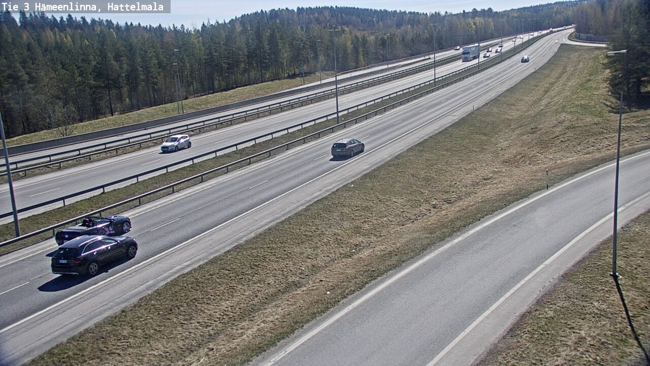 Weather Camera Image Road 3 Hämeenlinna, Hattelmala, Hämeenlinna, Kanta-Häme