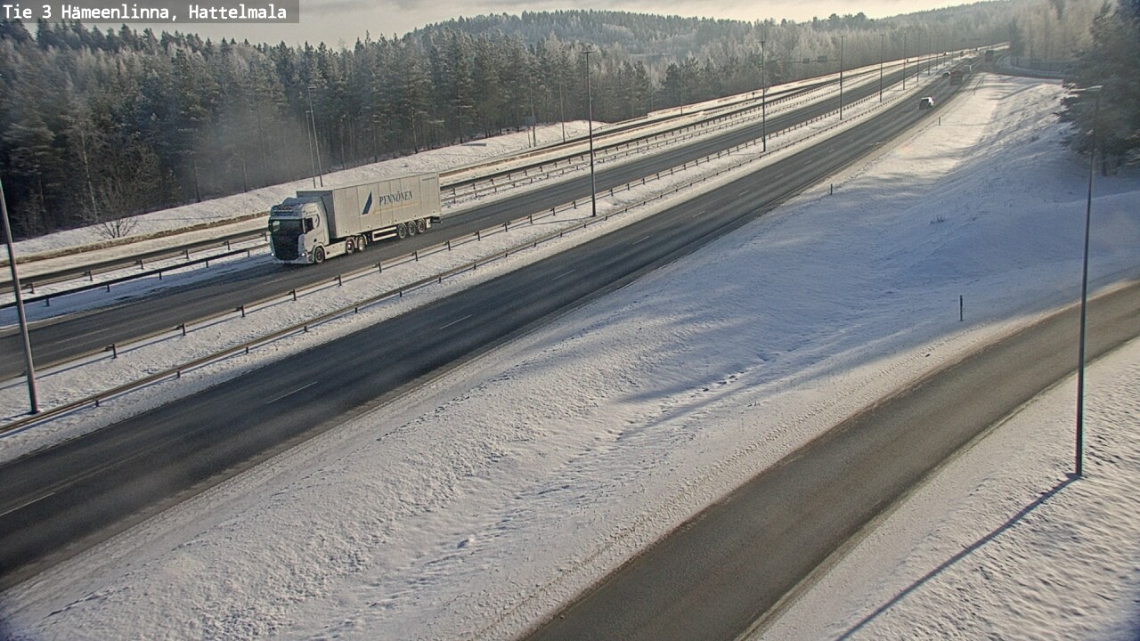 Weather Camera Image Road 3 Hämeenlinna, Hattelmala, Hämeenlinna, Kanta-Häme