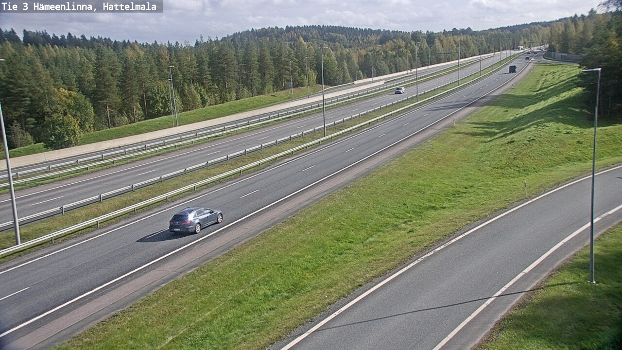 Weather Camera Image Road 3 Hämeenlinna, Hattelmala, Hämeenlinna, Kanta-Häme