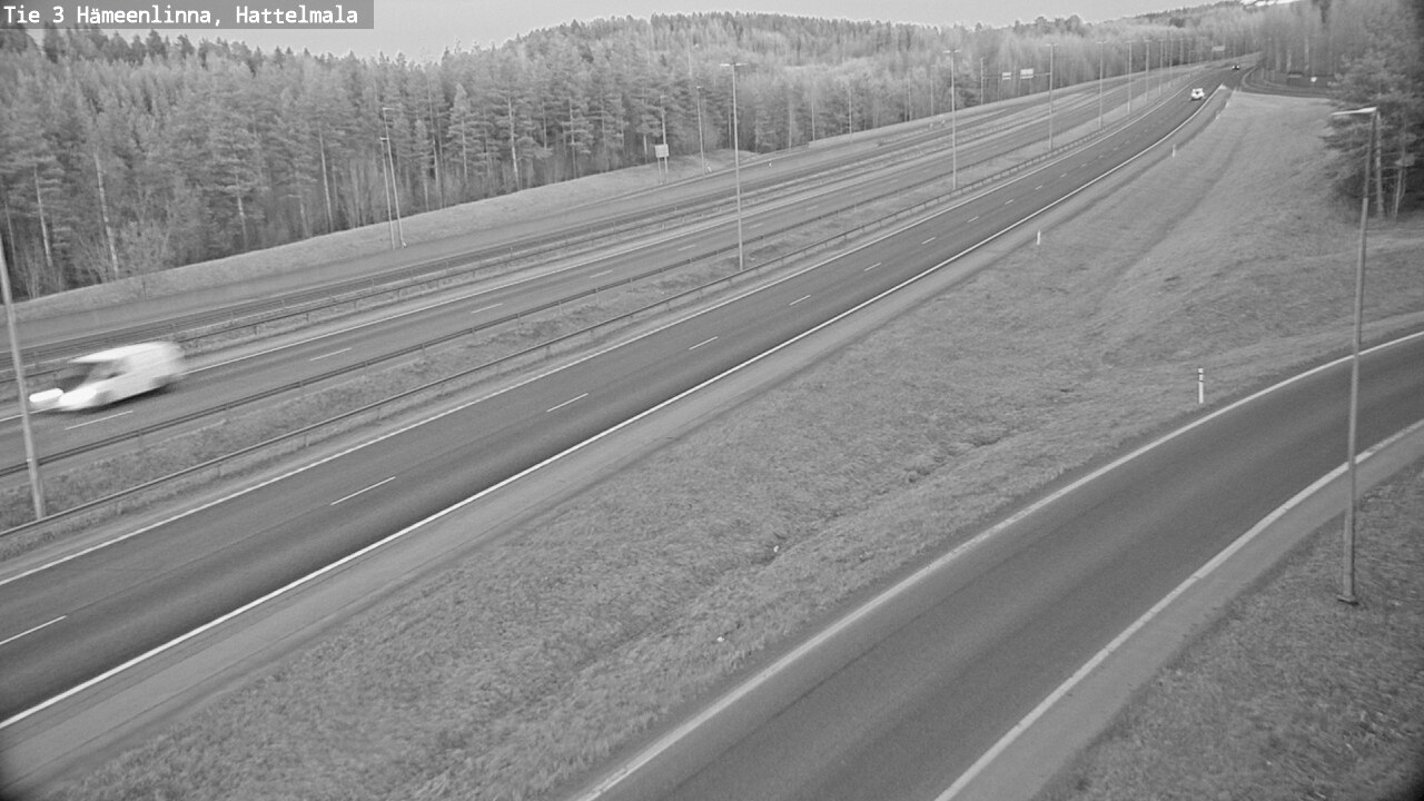 Weather Camera Image Road 3 Hämeenlinna, Hattelmala, Hämeenlinna, Kanta-Häme