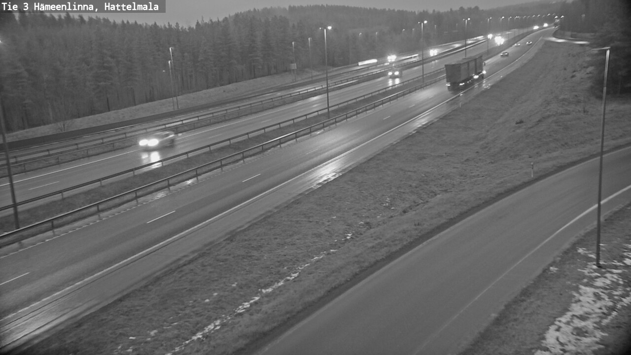 Weather Camera Image Väg 3 Tavastehus, Hattelmala, Hämeenlinna, Kanta-Häme