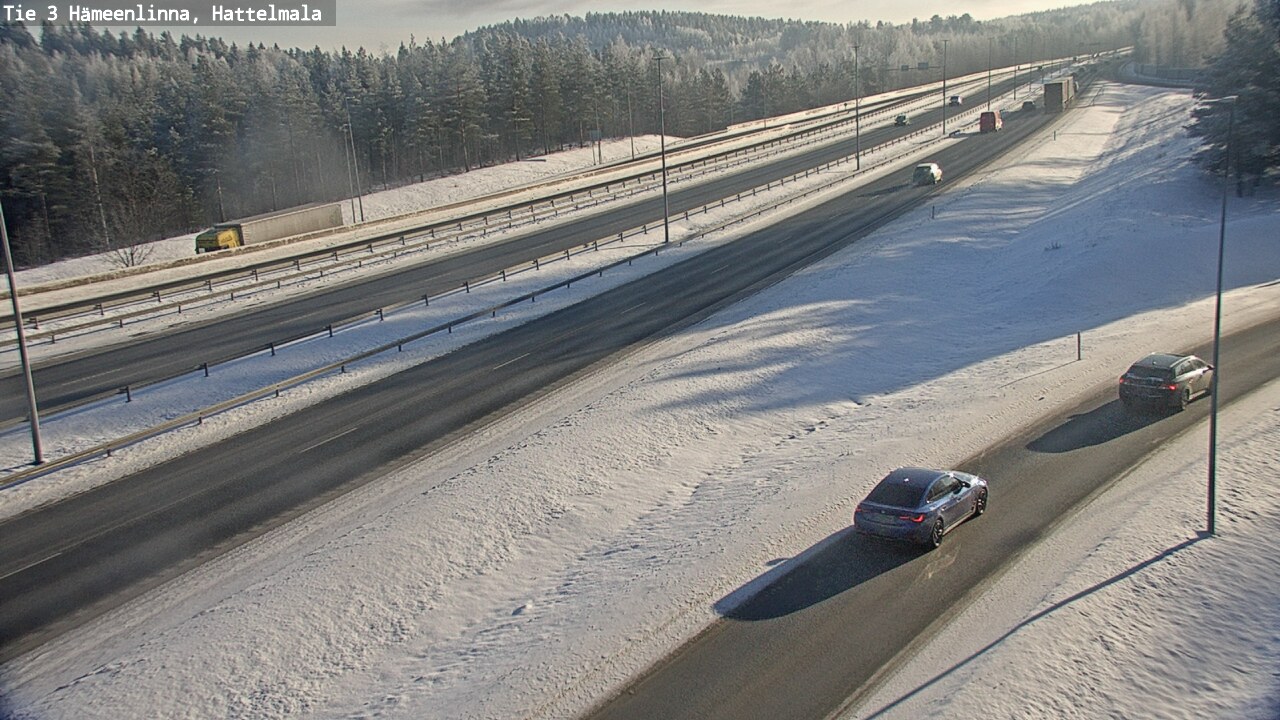 Weather Camera Image Road 3 Hämeenlinna, Hattelmala, Hämeenlinna, Kanta-Häme