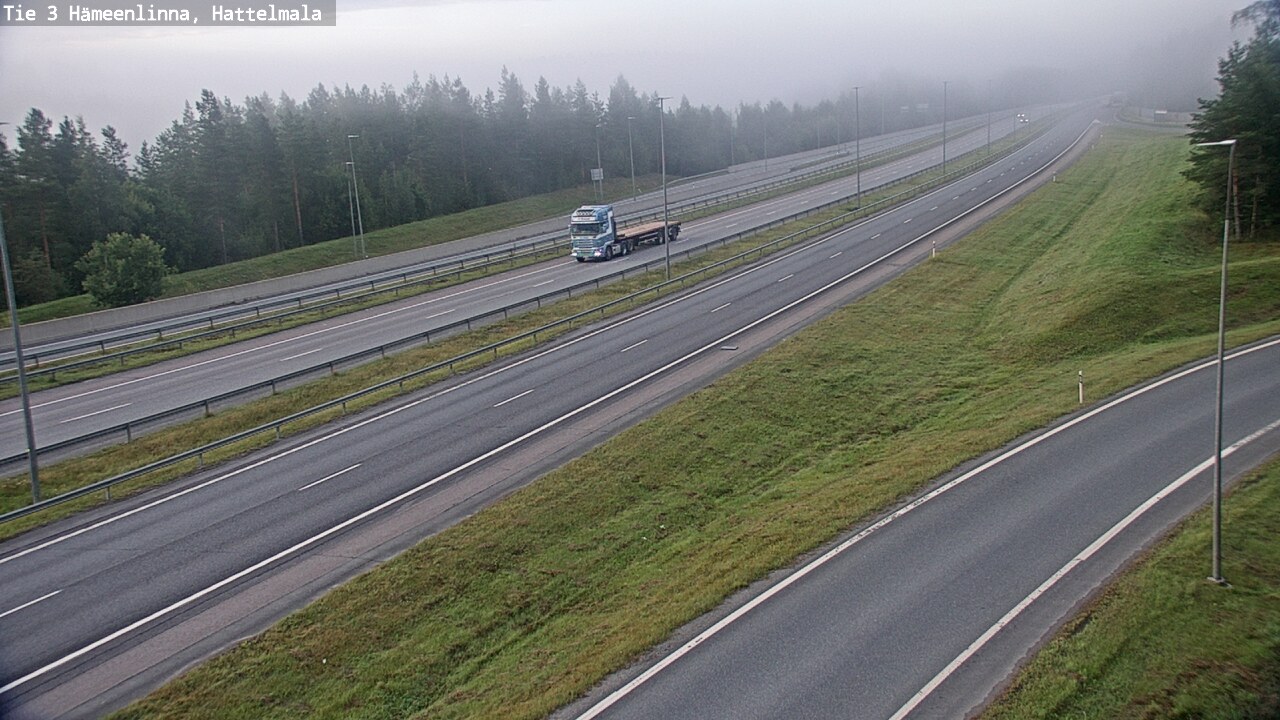 Weather Camera Image Road 3 Hämeenlinna, Hattelmala, Hämeenlinna, Kanta-Häme