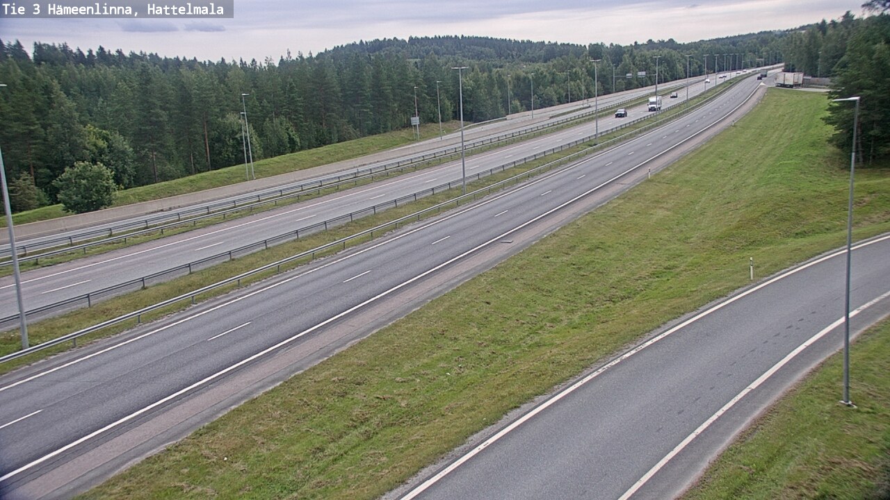 Weather Camera Image Road 3 Hämeenlinna, Hattelmala, Hämeenlinna, Kanta-Häme