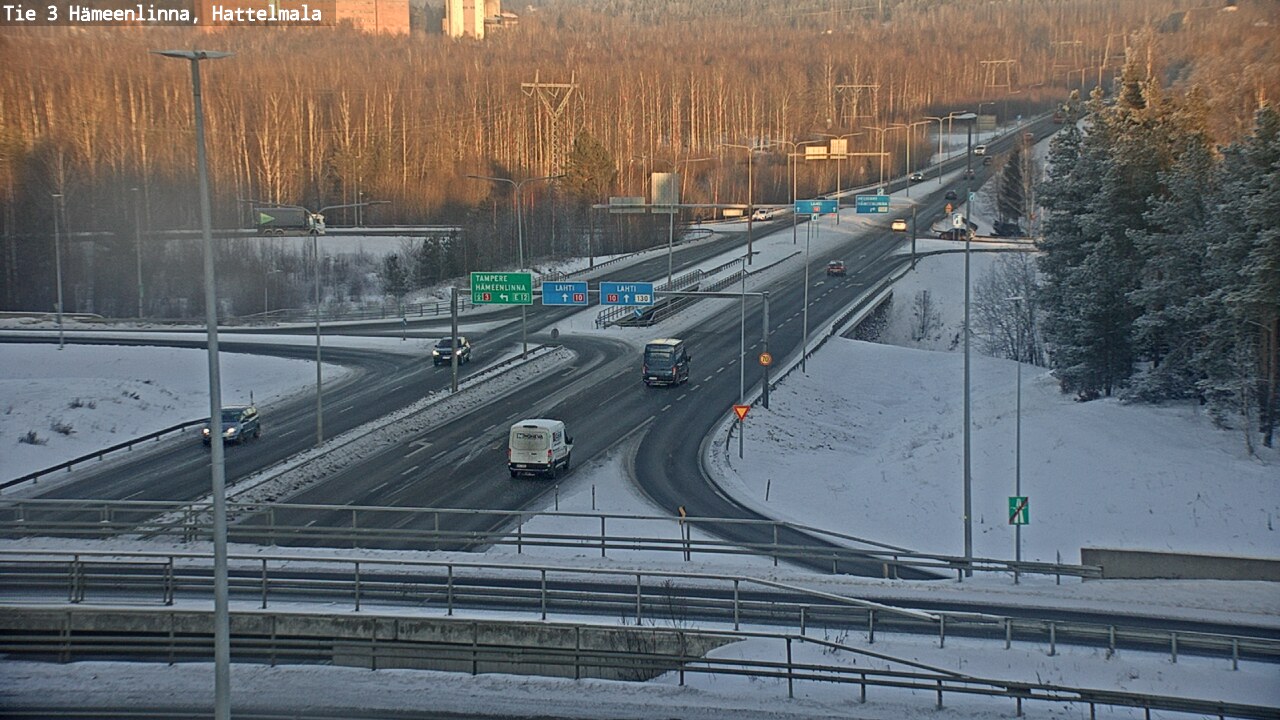 Weather Camera Image Väg 3 Tavastehus, Hattelmala, Hämeenlinna, Kanta-Häme