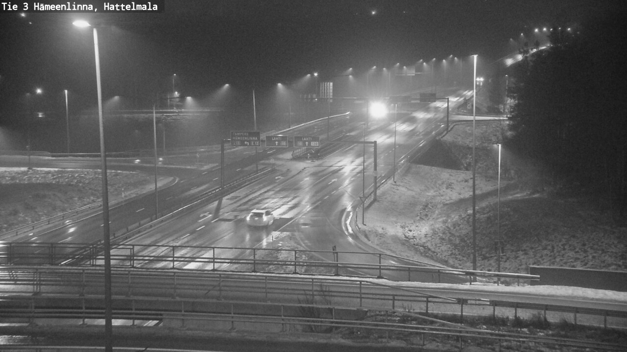 Weather Camera Image Road 3 Hämeenlinna, Hattelmala, Hämeenlinna, Kanta-Häme