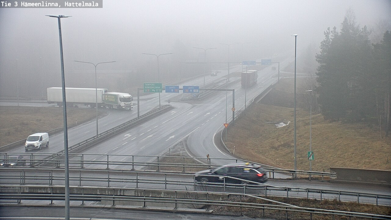 Weather Camera Image Road 3 Hämeenlinna, Hattelmala, Hämeenlinna, Kanta-Häme