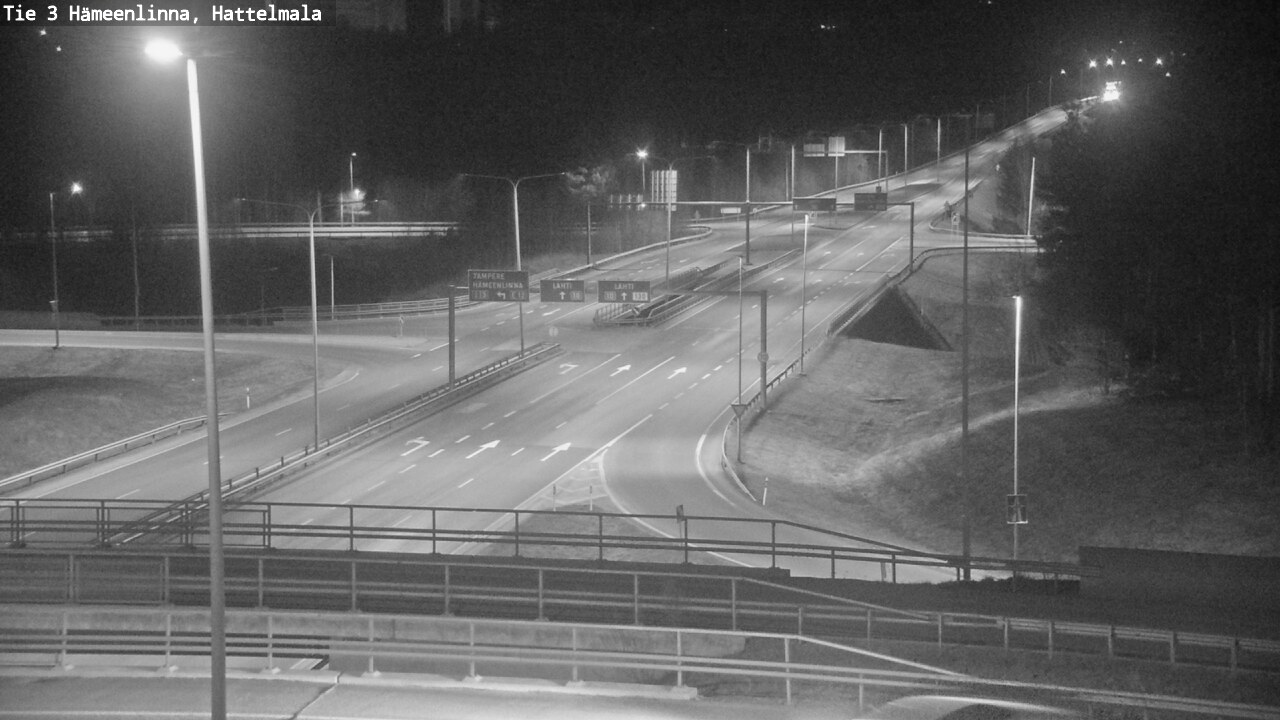 Weather Camera Image Road 3 Hämeenlinna, Hattelmala, Hämeenlinna, Kanta-Häme