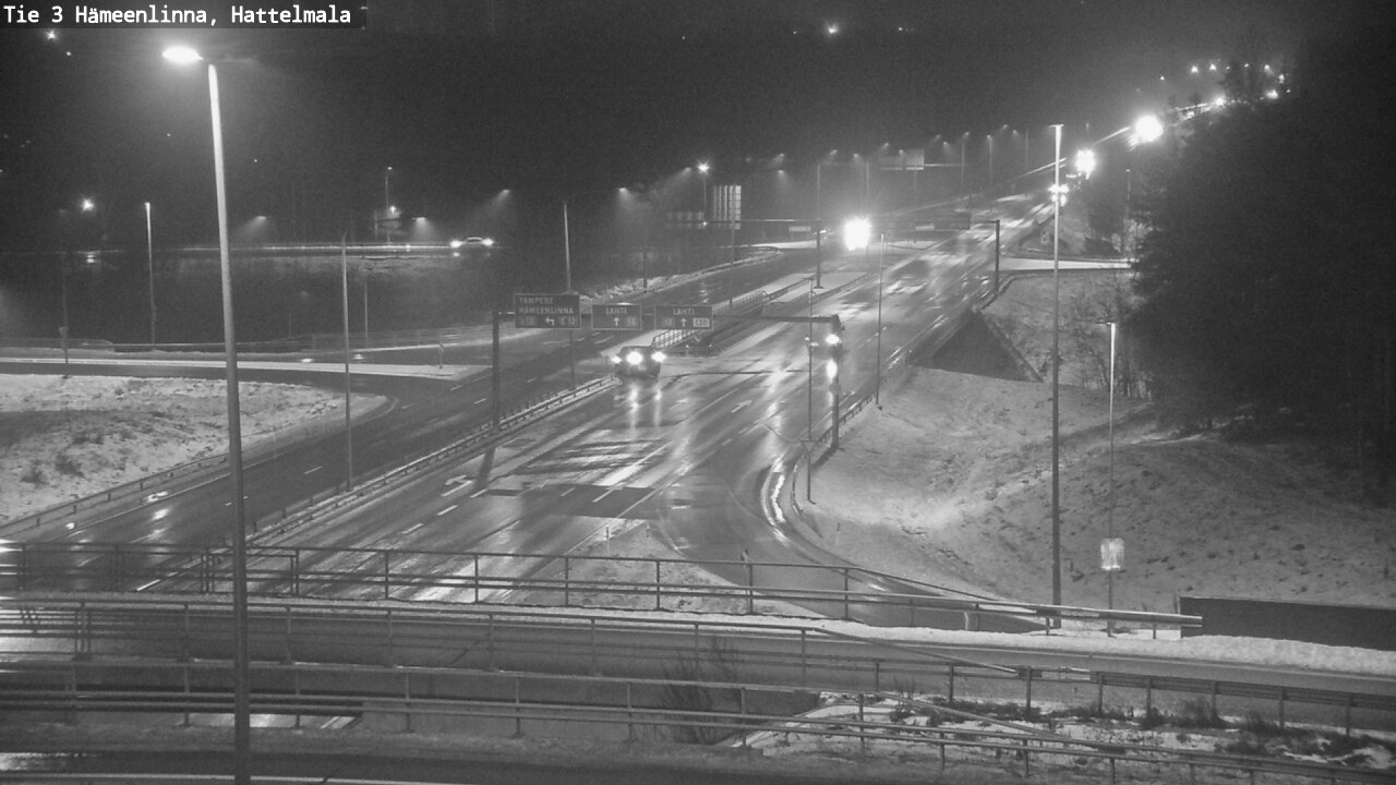 Weather Camera Image Road 3 Hämeenlinna, Hattelmala, Hämeenlinna, Kanta-Häme