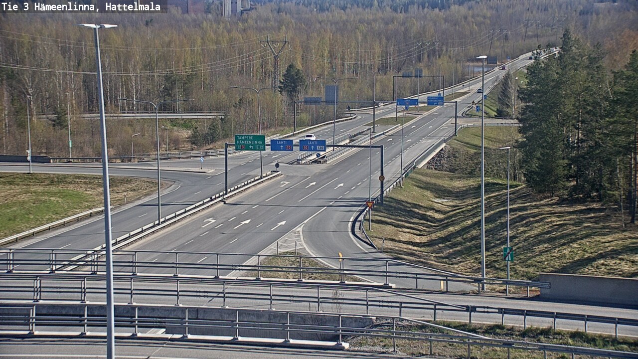 Weather Camera Image Road 3 Hämeenlinna, Hattelmala, Hämeenlinna, Kanta-Häme