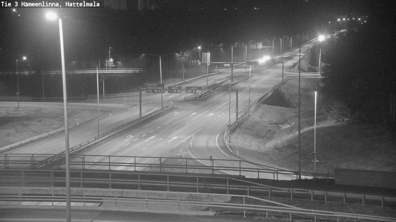 Weather Camera Image Road 3 Hämeenlinna, Hattelmala, Hämeenlinna, Kanta-Häme