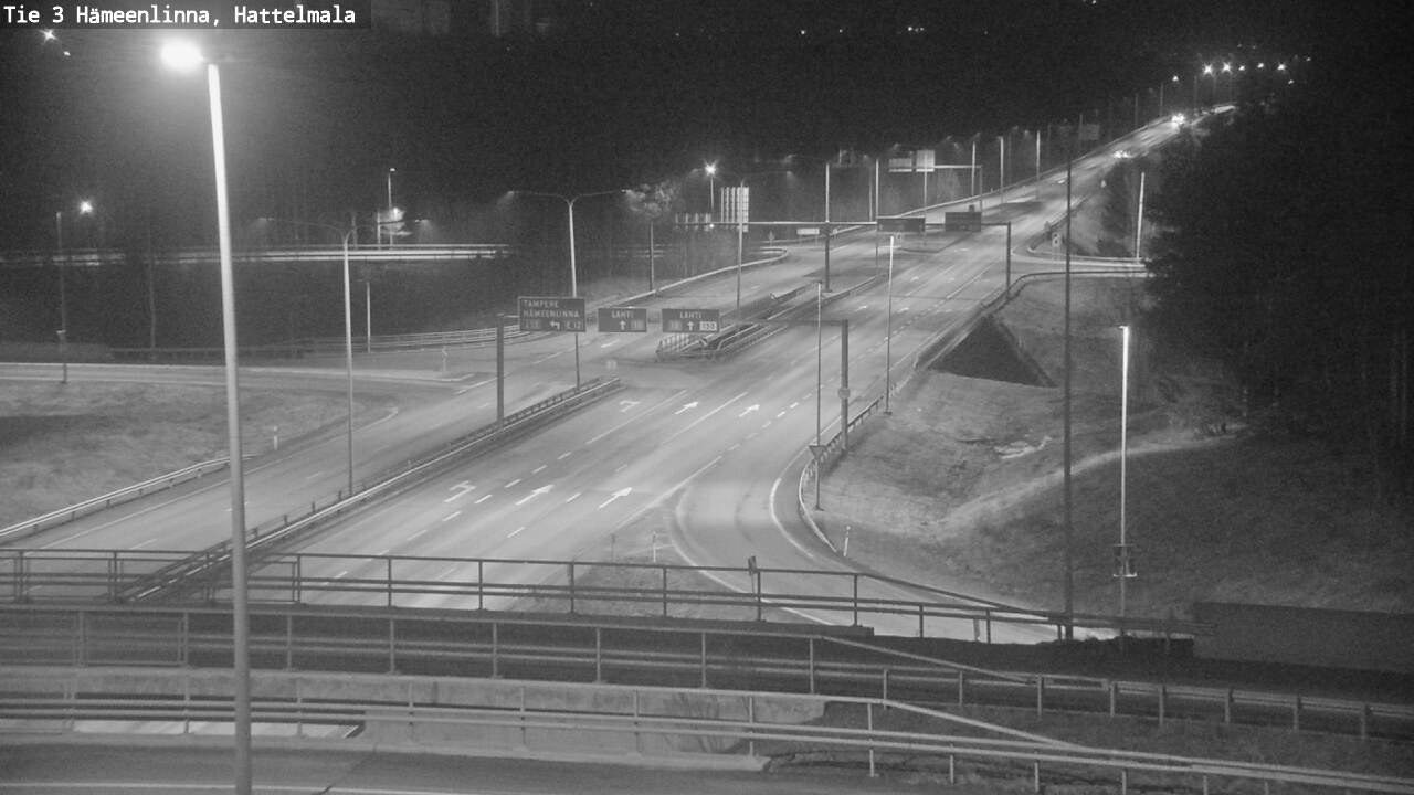 Weather Camera Image Road 3 Hämeenlinna, Hattelmala, Hämeenlinna, Kanta-Häme