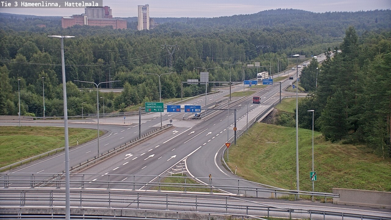 Weather Camera Image Road 3 Hämeenlinna, Hattelmala, Hämeenlinna, Kanta-Häme