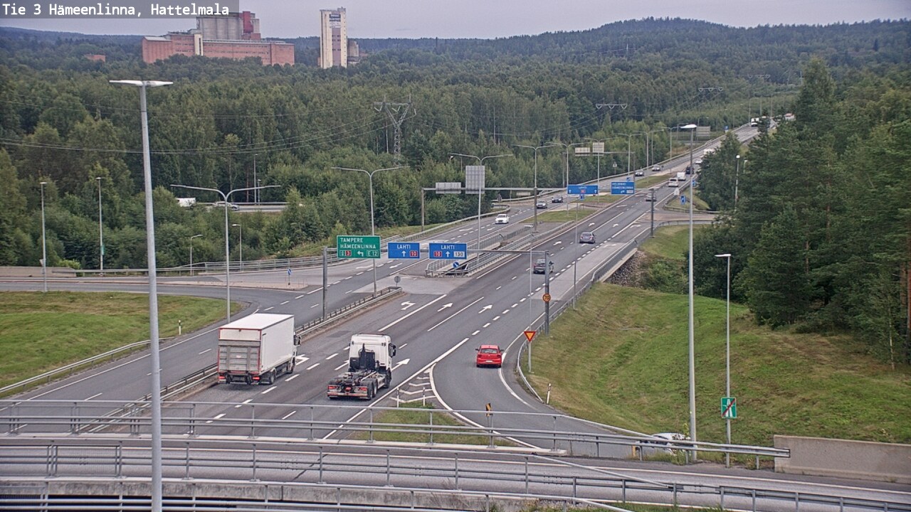 Weather Camera Image Road 3 Hämeenlinna, Hattelmala, Hämeenlinna, Kanta-Häme