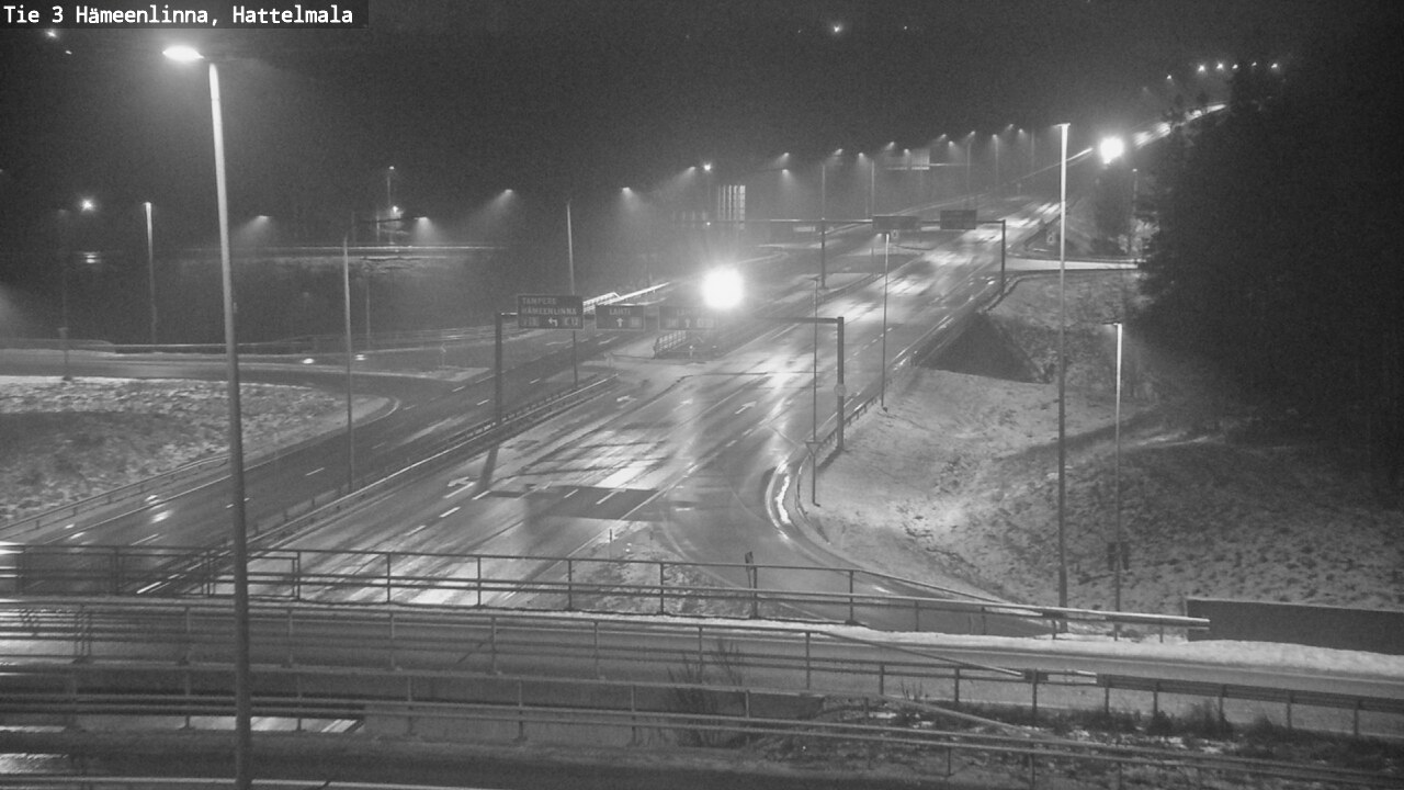 Weather Camera Image Road 3 Hämeenlinna, Hattelmala, Hämeenlinna, Kanta-Häme