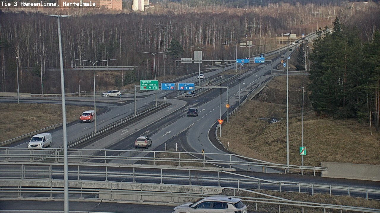 Weather Camera Image Road 3 Hämeenlinna, Hattelmala, Hämeenlinna, Kanta-Häme