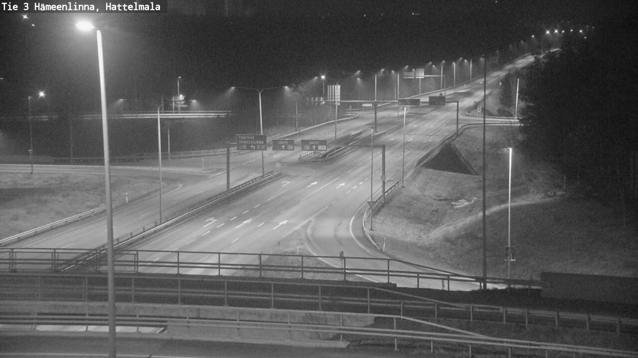 Weather Camera Image Road 3 Hämeenlinna, Hattelmala, Hämeenlinna, Kanta-Häme
